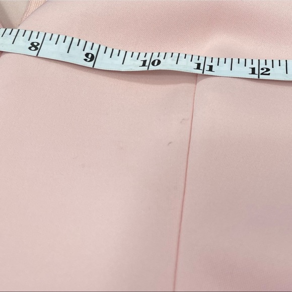 Lovers + Friends Geneva Flare Scuba Mini Dress REVOLVE Light Pastel Pink Small S - Picture 14 of 15
